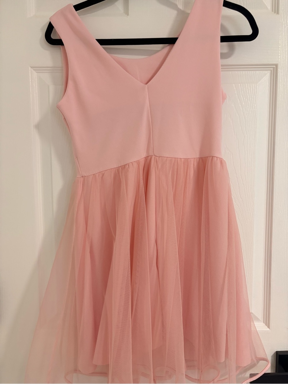 Girls Pink Tulle Party Dress